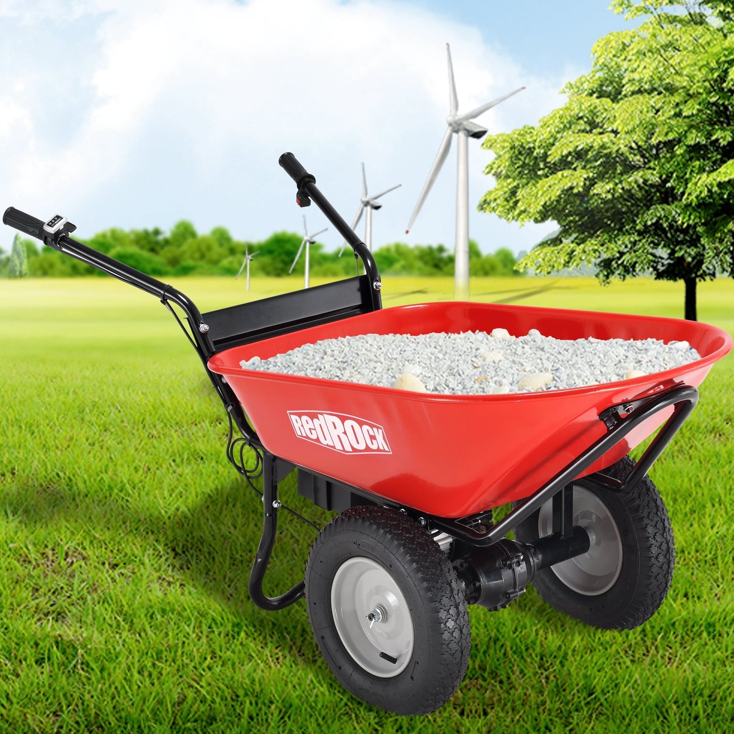 Red Rock Wheelbarrow